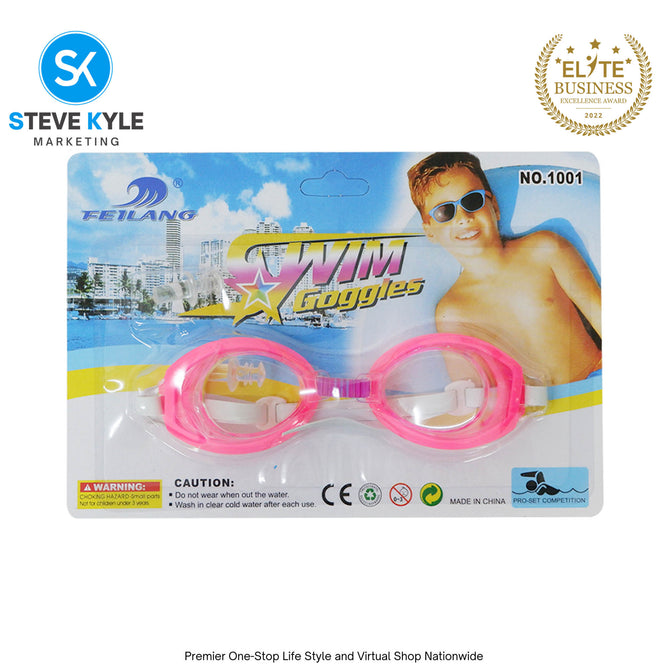 Kids Swimming Goggles Pool Beach Sea Swim Glasses with Ear Plug Nose Clip
