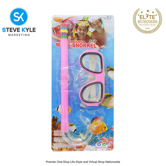 Kids Snorkeling Set Mask Silicone Scuba Diving Goggles for Boys and Girls