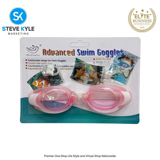 Advanced Swim Goggles for Kids and Adults with Nose clip & Ear Plugs