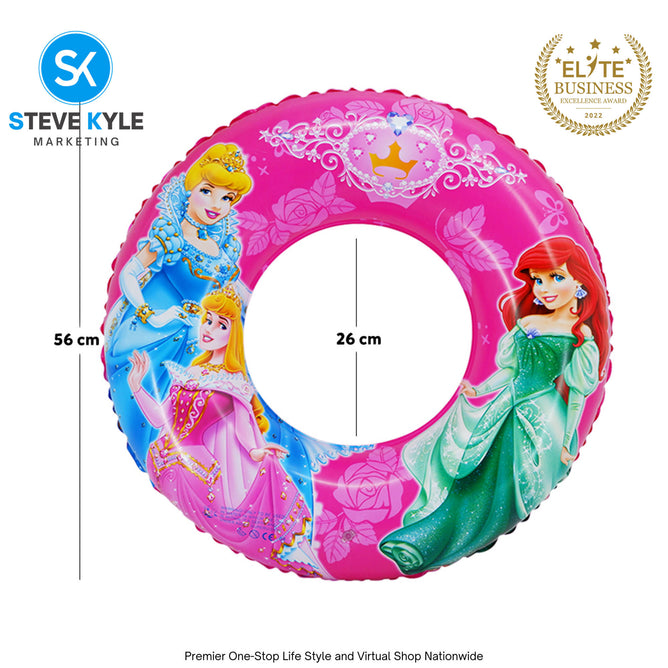 22 Inches Inflatable Cartoon Character Swim Ring Floater for Kids Boys and Girls