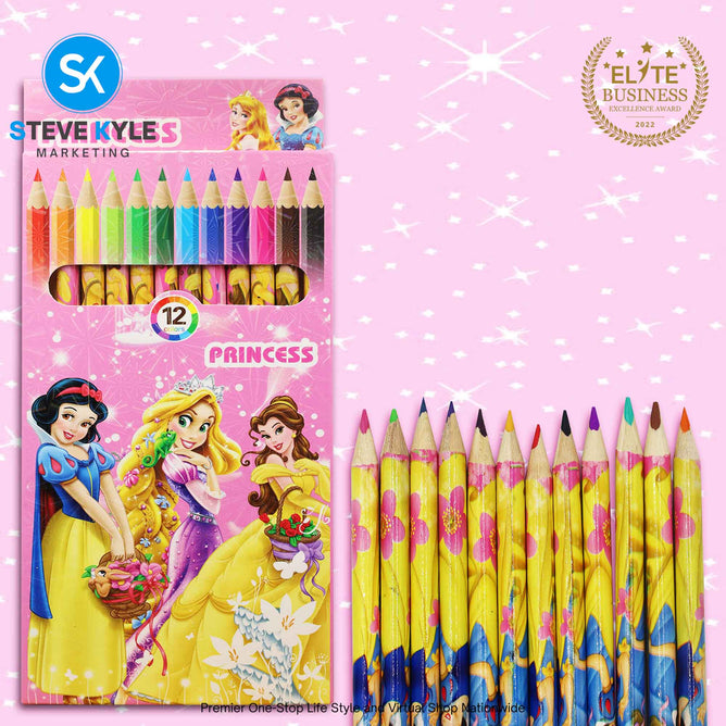 12Colors Wooden Colored Pencil Kid School Drawing Stationery Supplies