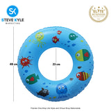 20 Inches Inflatable Cartoon Character Swim Ring Floater for Kids Boys and Girls
