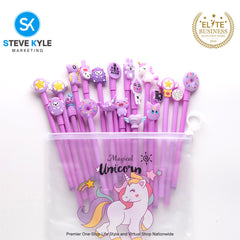 20PCS Cartoon Ballpen Set Cute Pens Sign Pen Flexstick Ballpen 0.5  Set
