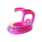 Kids Swimming Float Boat Inflatable Small Yacht with Handle for Kids