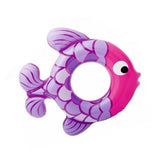 Kids Swimming Ring Inflatable Float Tube Fish Shape Style for Kids Boys and Girls