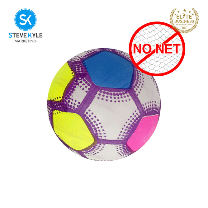 Steve Kyle 20CM Soft Inflatable PVC Ball Light-Up Football For Kids Outdoor Night Play Sport Ball Toy