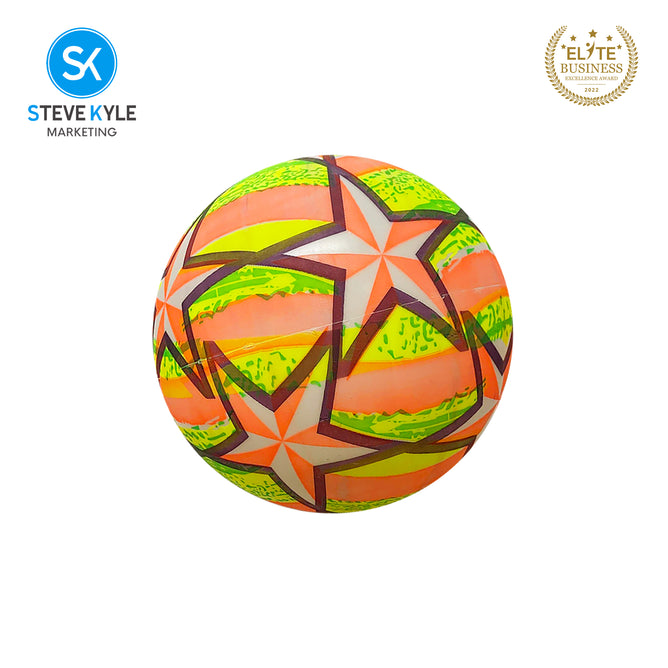 Steve Kyle 20CM Soft Inflatable PVC Ball Light-Up Football For Kids Outdoor Night Play Sport Ball Toy