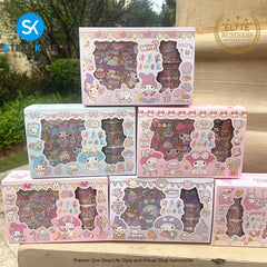 Cartoon Sticker & Tape Random (1 Box Set) Waterproof Kawaii Stationery Supplies