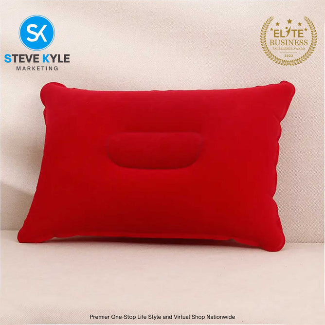 Portable Inflatable Square Pillow For Outdoor Travel Camping Portable Air Pillow