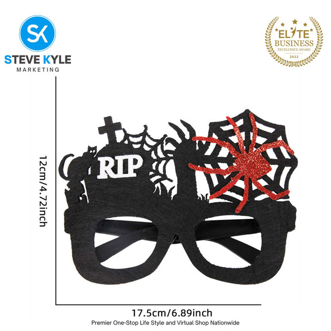Halloween Glasses for Kids Halloween Eyeglasses Cosplay Party Funny Decorations
