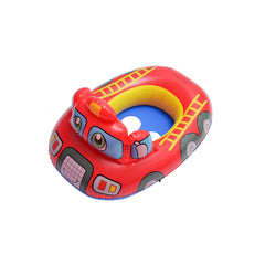 Inflatable Cartoon Character Swim Ring Seat Truck Kiddie Floater