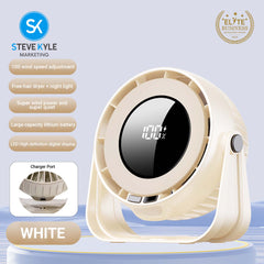 Portable Desk Fan & Clip-On Fan Speed Up to 100 Gear