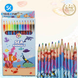 12Colors Wooden Colored Pencil Kid School Drawing Stationery Supplies