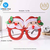 Merry Christmas Glasses Frame Party Decoration Eyeglasses Kids and Adult Gift for Christmas Holiday