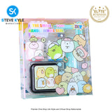 Cute Mini Cartoon Round Seal Roller Stamp Set Stationery Scrapbooking School Supply