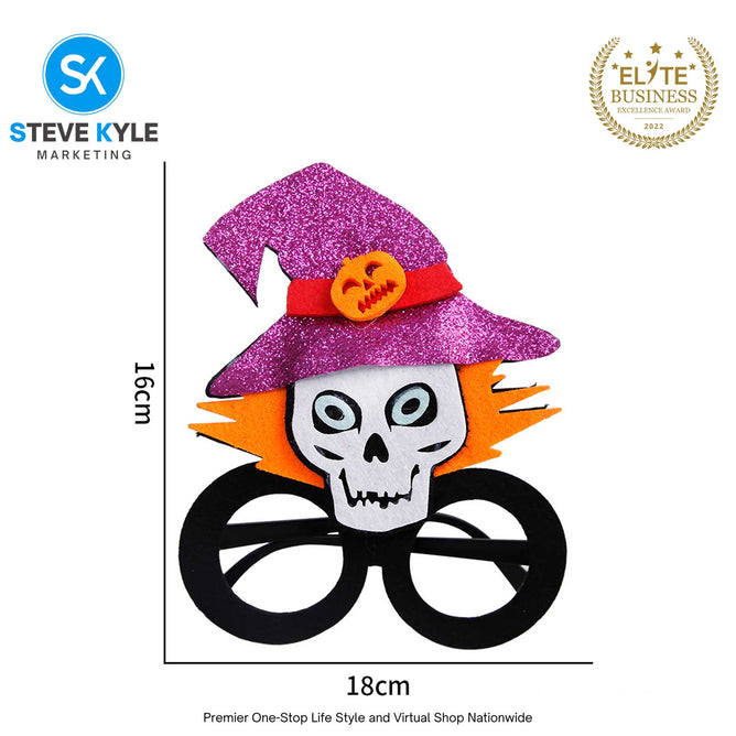 Halloween Glasses for Kids Halloween Eyeglasses Cosplay Party Funny Decorations