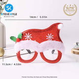 Merry Christmas Glasses Frame Party Decoration Eyeglasses Kids and Adult Gift for Christmas Holiday