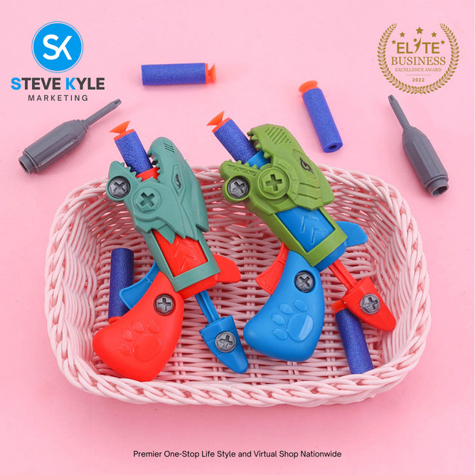 Soft Shot Gun Toy Dinosaur Design