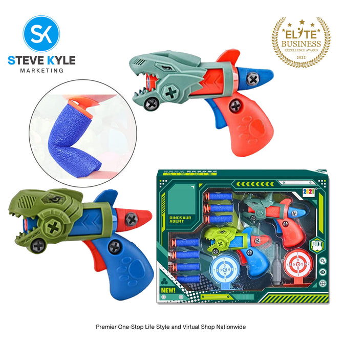 Soft Shot Gun Toy Dinosaur Design
