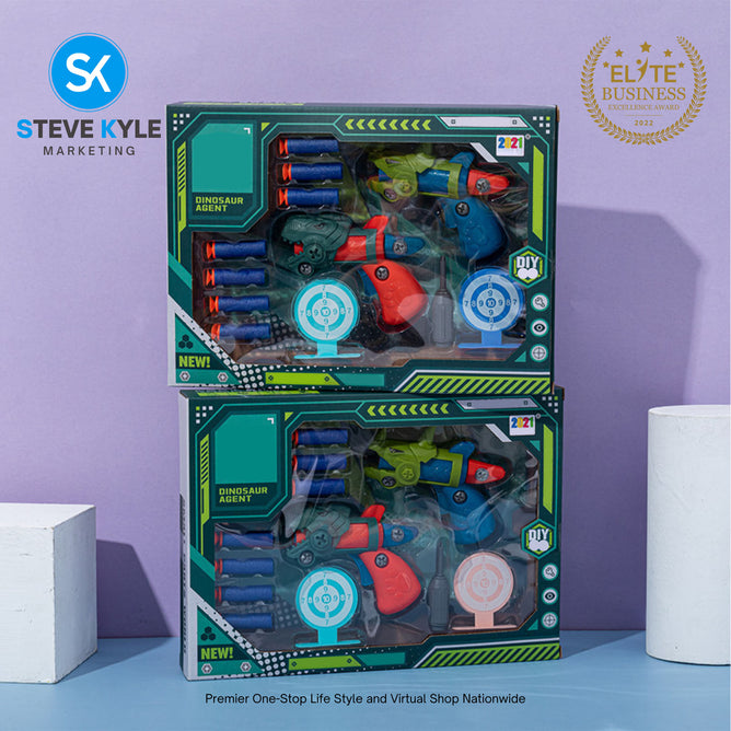 Soft Shot Gun Toy Dinosaur Design