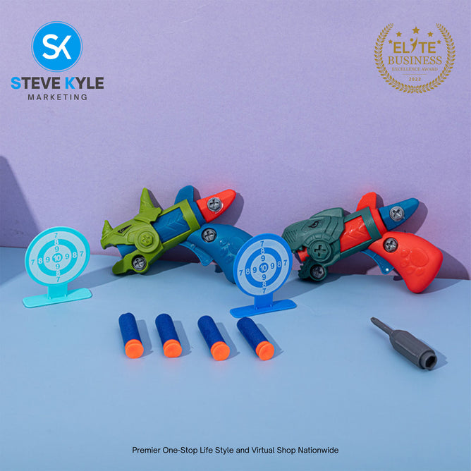 Soft Shot Gun Toy Dinosaur Design