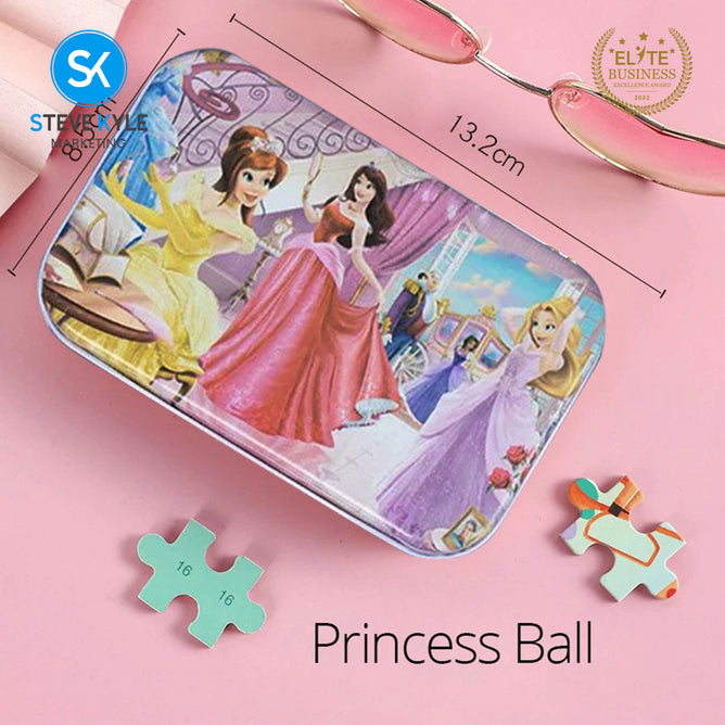 Sixty Pieces Cartoon Wooden Jigsaw Puzzle Mixed Designs Early Learning Educational Toy