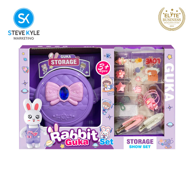 Steve Kyle Handmade DIY Cartoon Guka Storage Show Set With Cute Accessories Creative Play For Kids