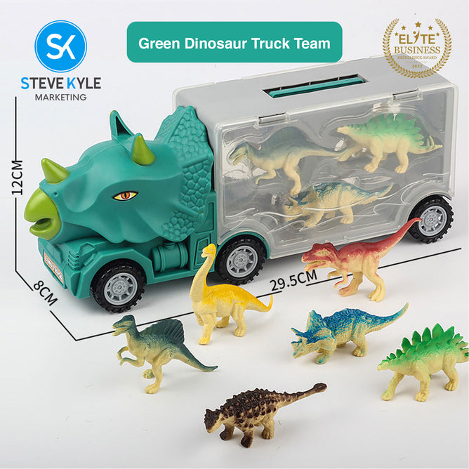 Dinosaur Toy Truck with 6pcs Dinosaurs Set High Quality Best Gift for Kids