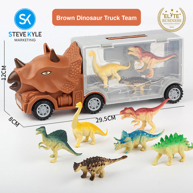 Dinosaur Toy Truck with 6pcs Dinosaurs Set High Quality Best Gift for Kids