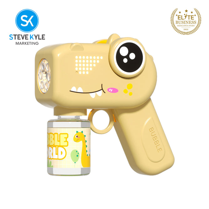Leak-Proof Design Space Bubble Gun Toy Set electric bubble gun bubble machine for kids (Battery Operated)