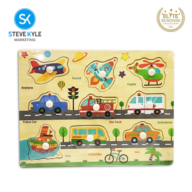 Early Educational Wooden Cognition Board Toys Baby Hand Grasp Digital Jigsaw Puzzles best gifts for Kids