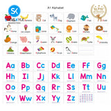 Steve Kyle Early Educational Flash Cards Alphabet English Math Slight Word Phonics Memory Game Card For Children