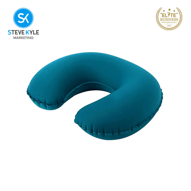 Portable Inflatable U-Shape Neck Pillow Home Travel Neck Pillow