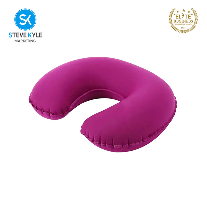 Portable Inflatable U-Shape Neck Pillow Home Travel Neck Pillow