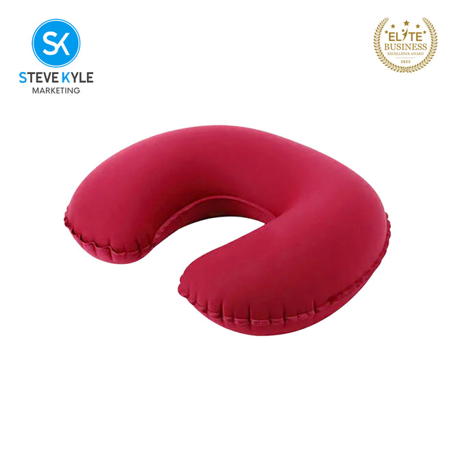 Portable Inflatable U-Shape Neck Pillow Home Travel Neck Pillow