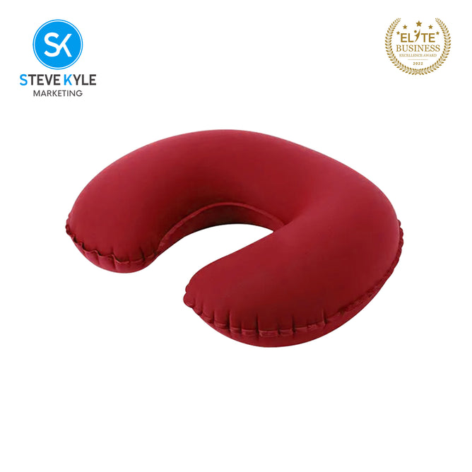 Portable Inflatable U-Shape Neck Pillow Home Travel Neck Pillow