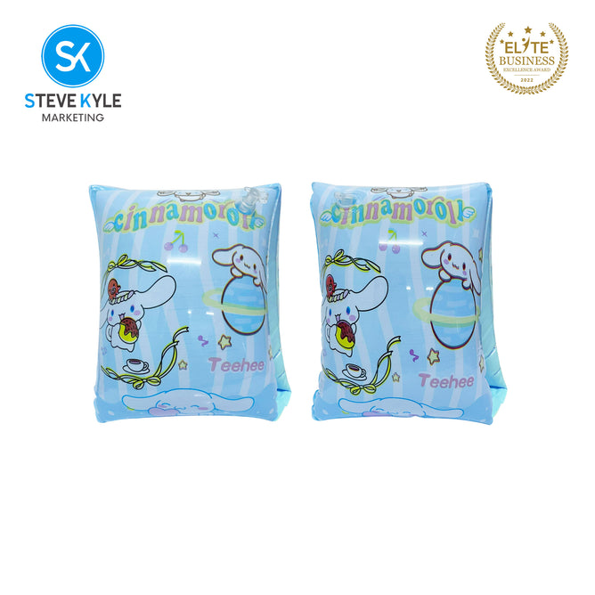 Steve Kyle Inflatable Arm Band Lovable Characters Print 24cm Floaties For Swimming Outdoor Fun