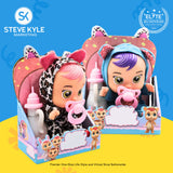 Interactive Crying Baby Doll With Pacifier Bottle Music with Magic Tears Silicone toys best gift for Kids