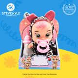 Interactive Crying Baby Doll With Pacifier Bottle Music with Magic Tears Silicone toys best gift for Kids