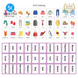 Steve Kyle Early Educational Flash Cards Alphabet English Math Slight Word Phonics Memory Game Card For Children