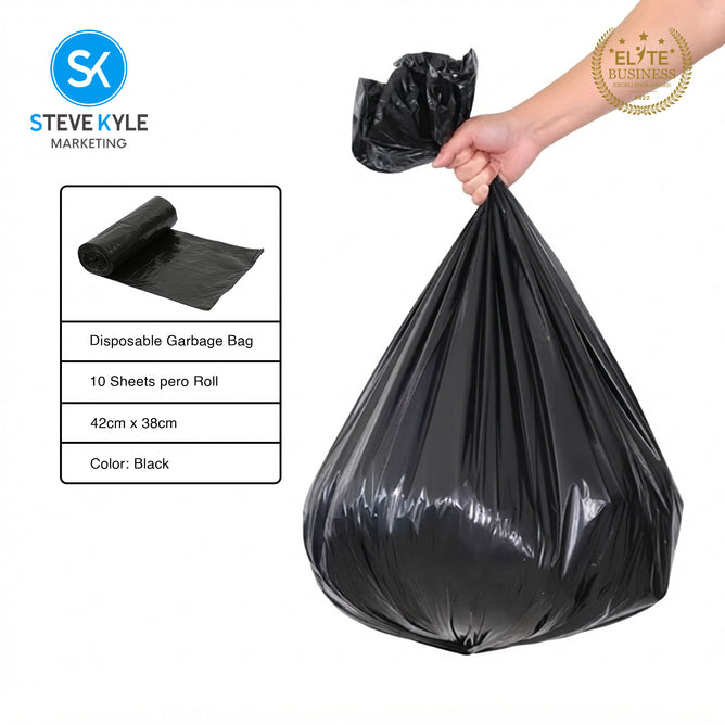 Drawstring Handles Household Disposable Garbage Bag Trash Bags