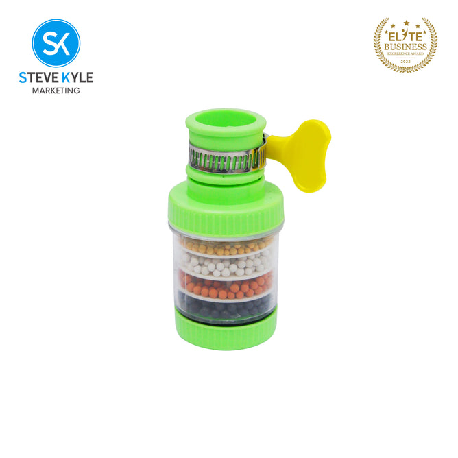 Steve Kyle 6-Layer Water Filter Tap Purifier Medical Stone Coconut Charcoal Nozzle For Home Kitchen Bathroom Faucet