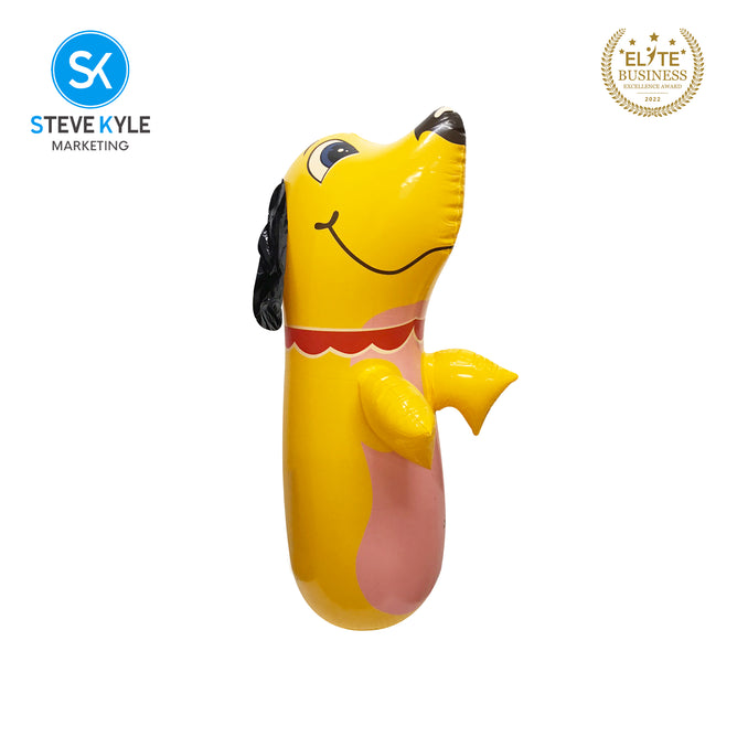 Steve Kyle Inflatable Animal Design Stand-Up Punching Bag Indoor Outdoor Sports Toys