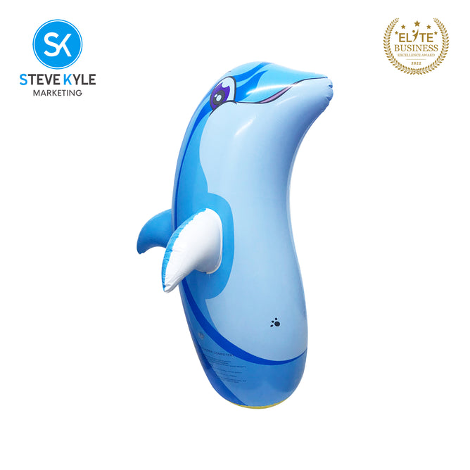 Steve Kyle Inflatable Animal Design Stand-Up Punching Bag Indoor Outdoor Sports Toys
