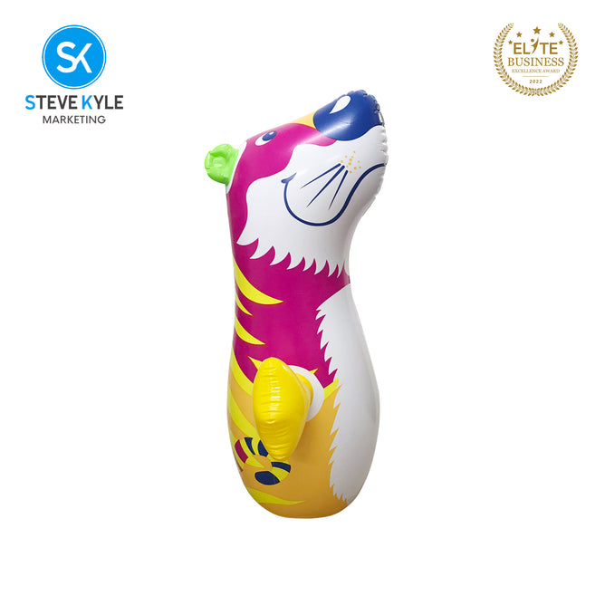 Steve Kyle Inflatable Animal Design Stand-Up Punching Bag Indoor Outdoor Sports Toys