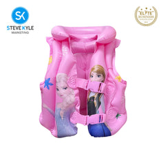 Steve Kyle Inflatable Swim Vest Life Jacket Cartoon Character Prints For Outdoor Water Fun