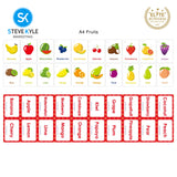 Steve Kyle Early Educational Flash Cards Alphabet English Math Slight Word Phonics Memory Game Card For Children