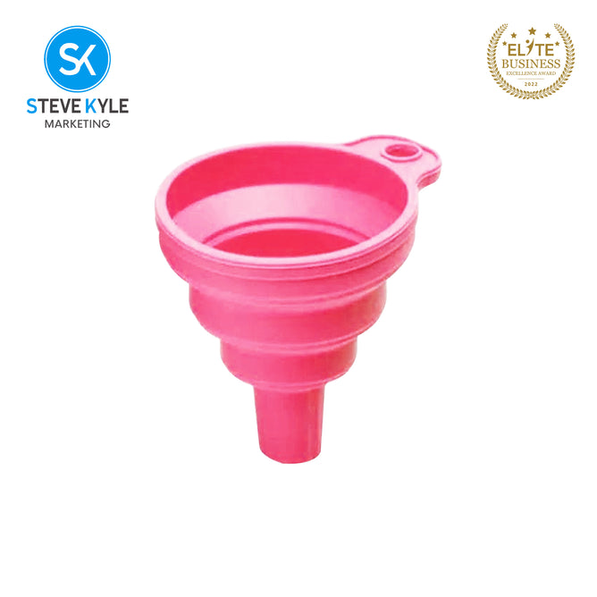 Steve Kyle Food Grade Silicone Foldable Funnel For Liquid Powder Dispenser Creative Household Kitchen Tools
