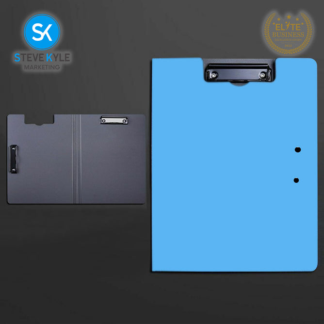 Steve Kyle A4 Waterproof Foldable Clip File Thick Cover Folder Office Supply Stationary