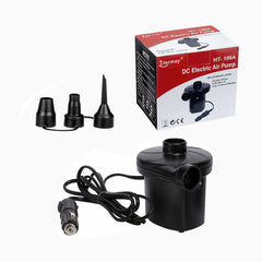 Portable Electric Air Pump Quick Fill with 3 Nozzles for Inflatable Swimming Pool